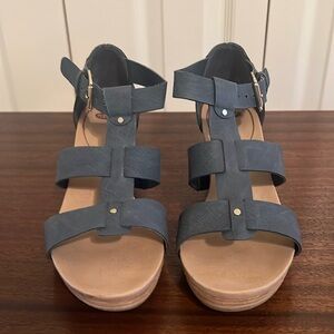 Dr Scholls Blue Sandals size 9 M
